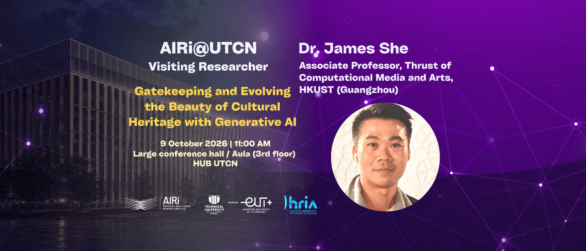 AIRi@UTCN Lecture: Gatekeeping and Evolving the Beauty of Cultural Heritage with Generative AI