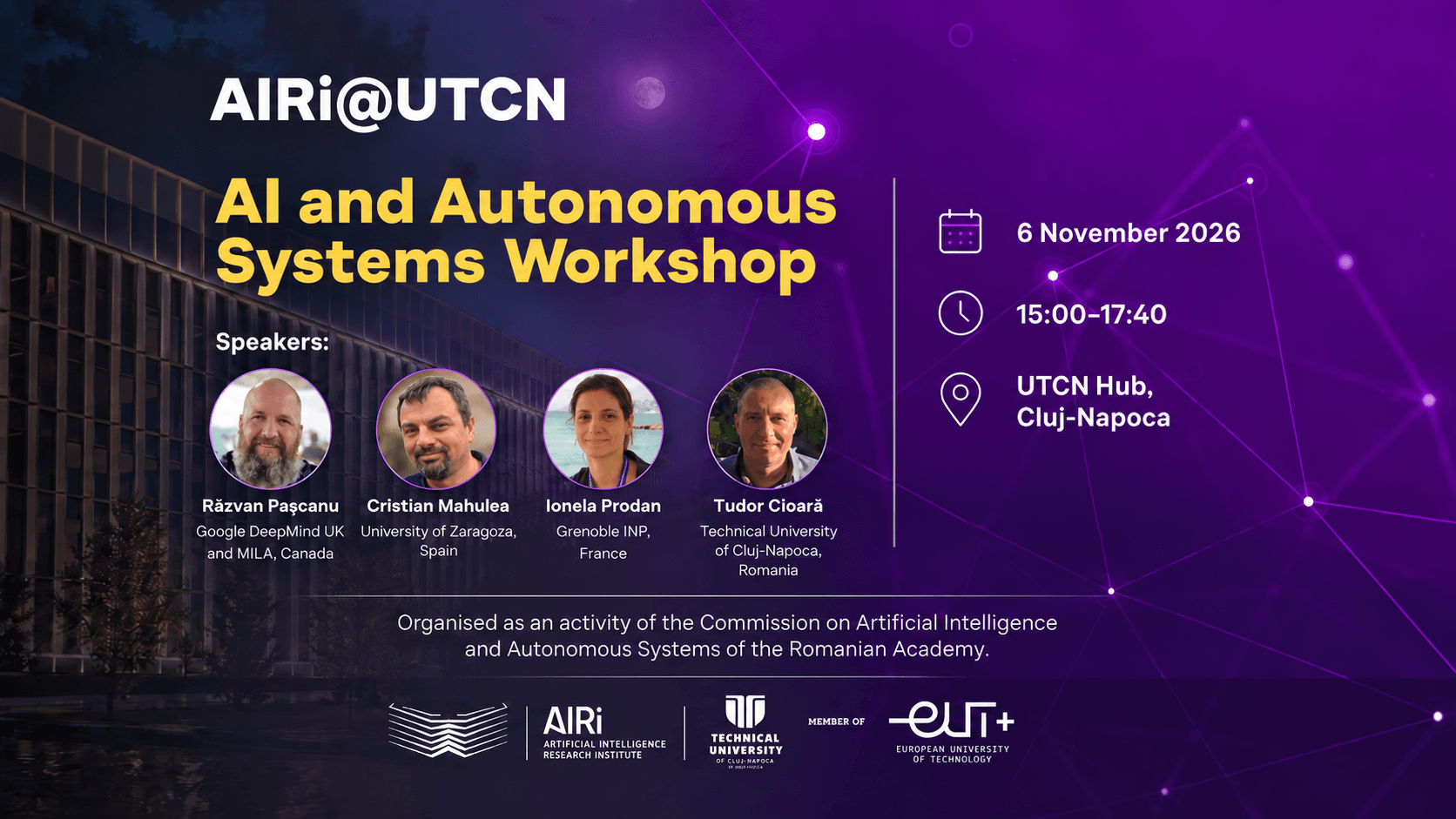 AI and Autonomous Systems Workshop