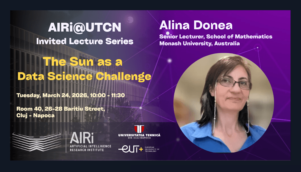 Invited Lecturer - Alina Donea, Monash University, Australia