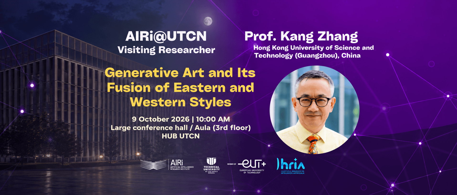 AIRi@UTCN Lecture: Generative Art and Its Fusion of Eastern and Western Styles